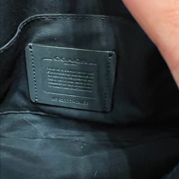 Coach Navy Horse & Carriage Saddle Crossbody Bag - Picture 5 of 7